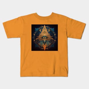 Mystical All-Seeing Eye Kids T-Shirt